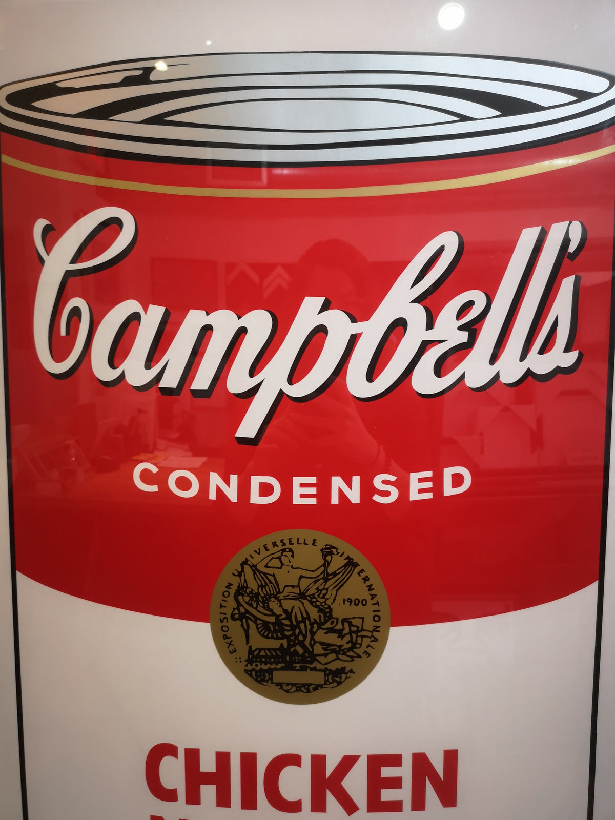 Campbells Soup – Chicken Noodle -Sunday B Morning (after Andy Warhol)