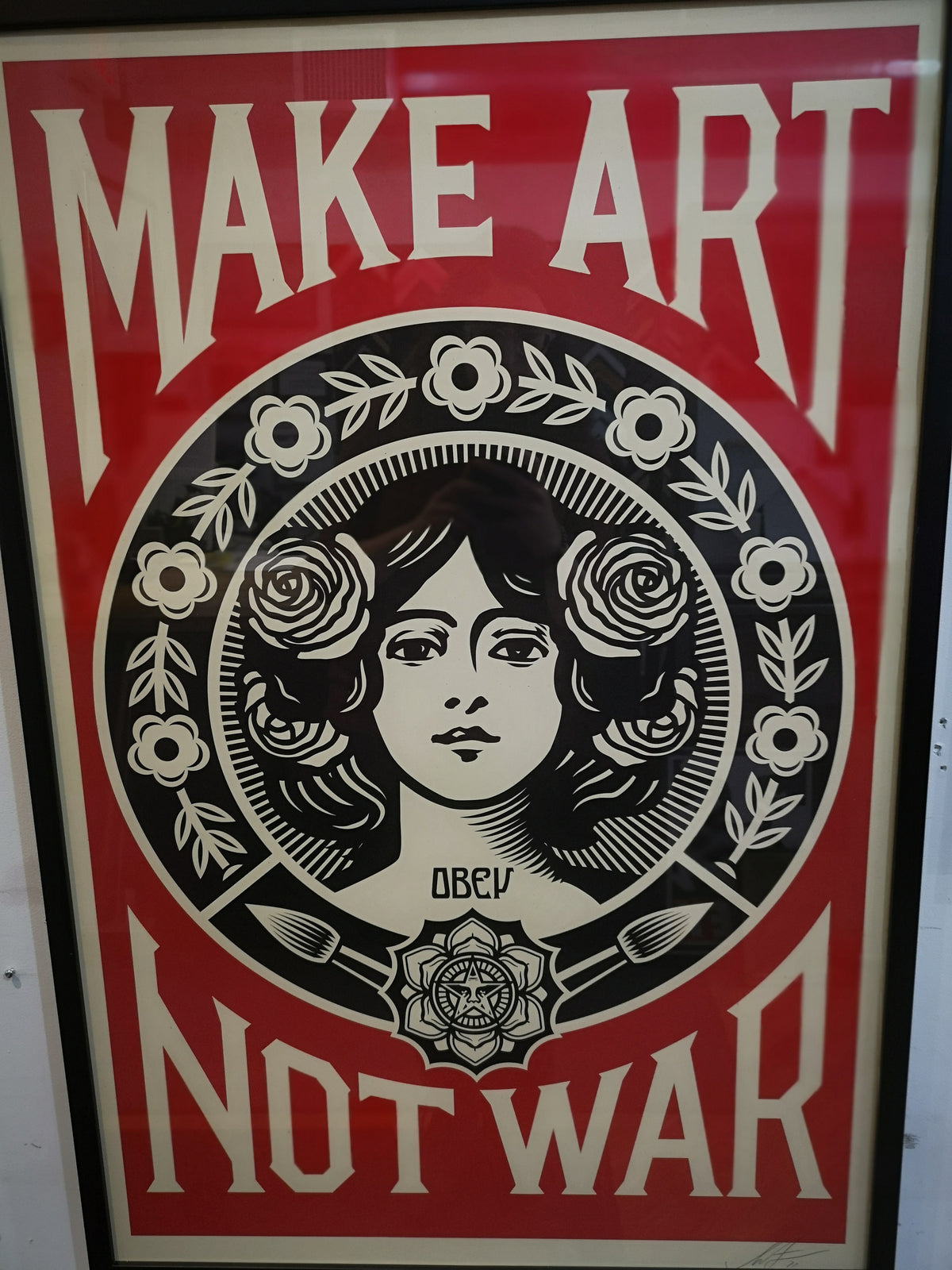 Make Art Not War -Shepard Fairey 24x36