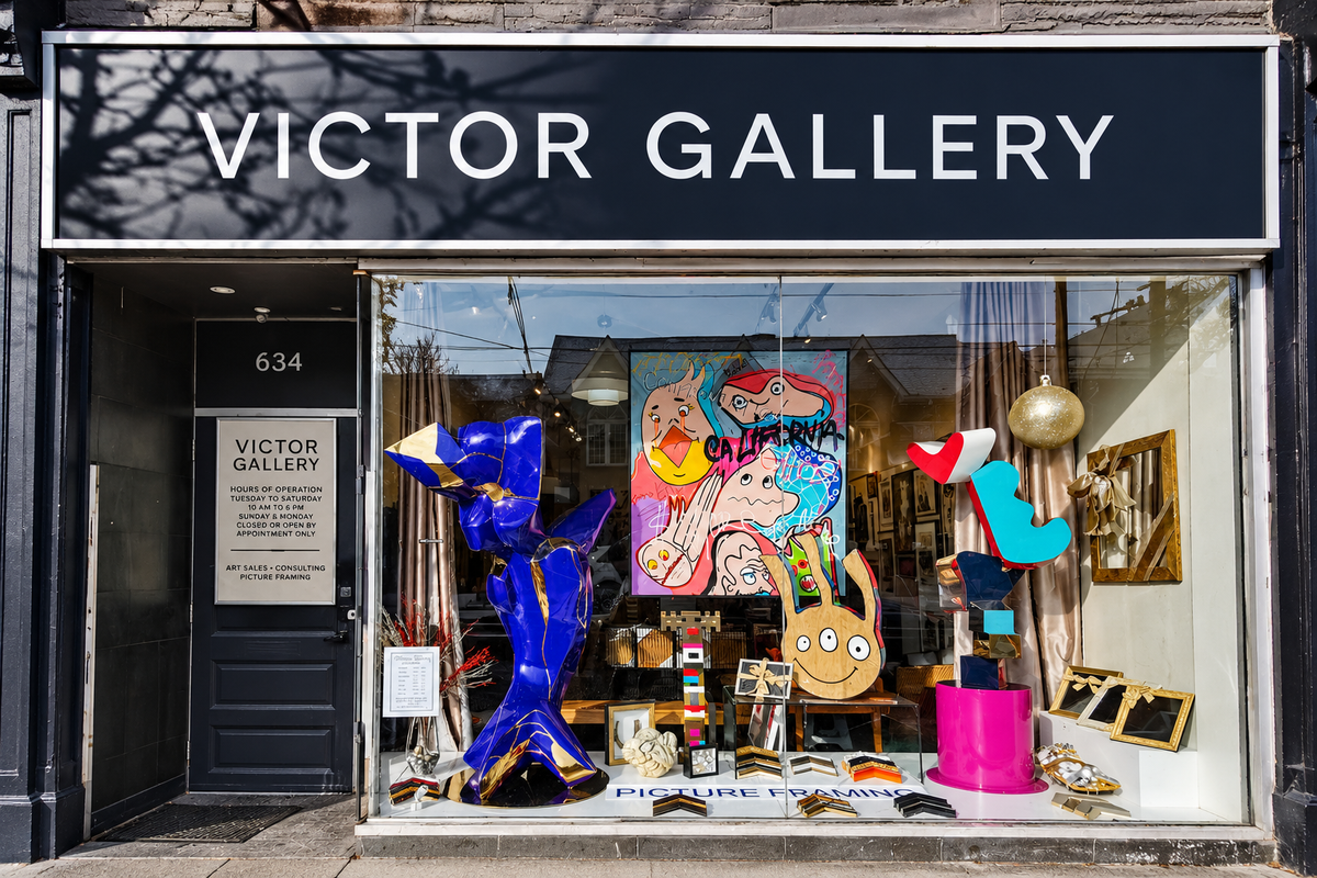 Victor Gallery custom framing studio Toronto