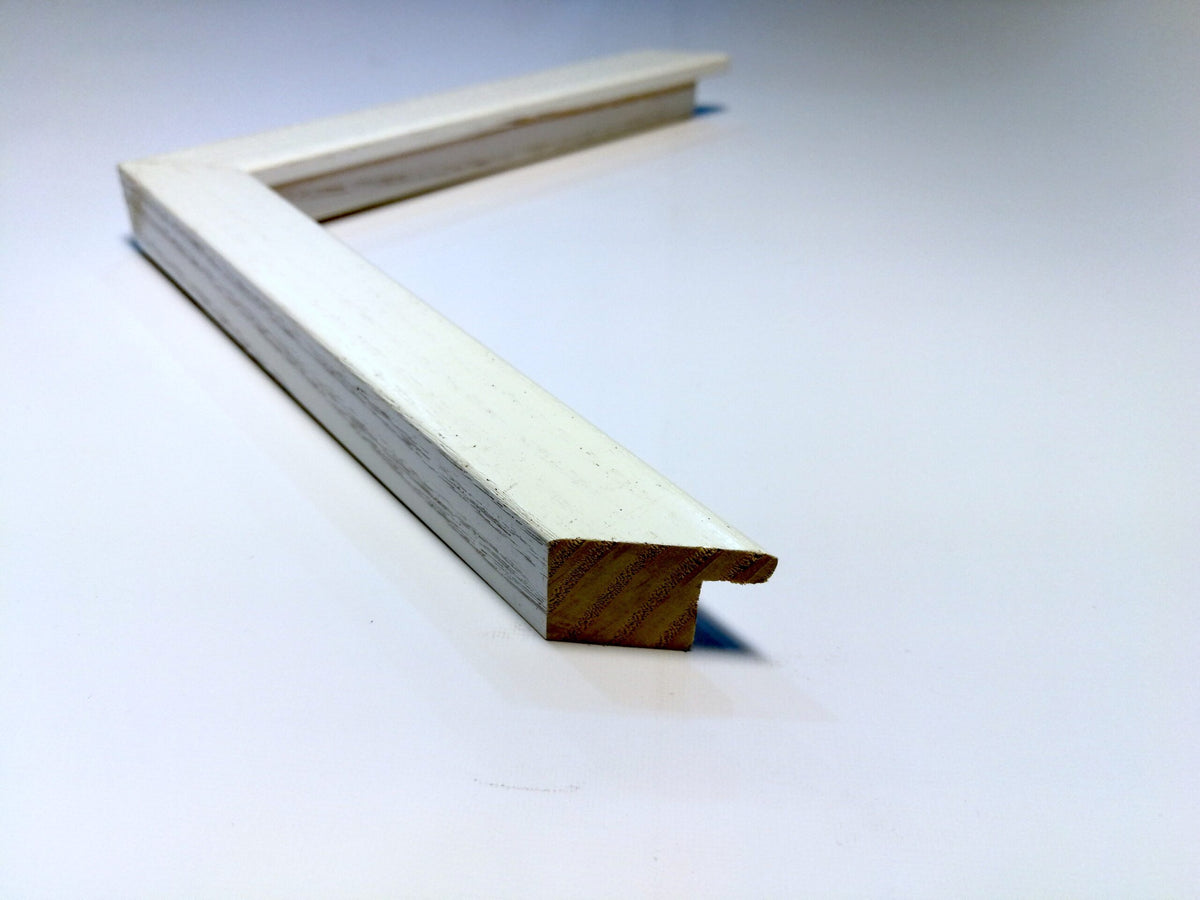 Ash White Gallery Style 3/4” Depth Picture Frame - 10"X20"